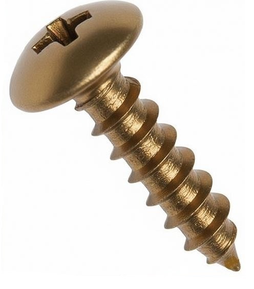 6A62SPT0A 6A X 5/8 PHIL TRUSS SMS  ANT BRASS